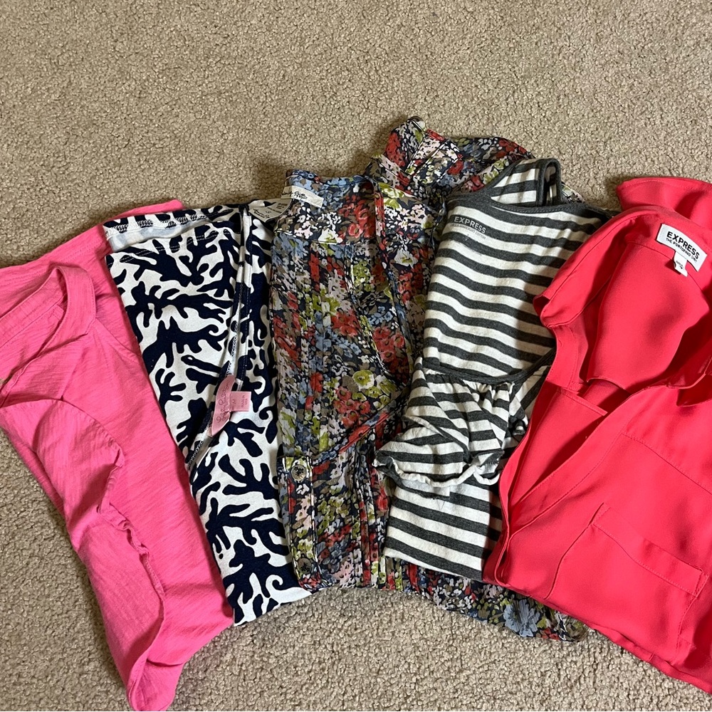 EUC tank tops (Lilly Pulitzer, American rag & express)